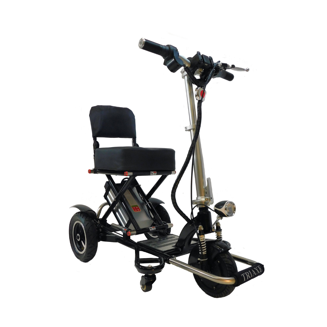 Triaxe Sport Long Distance Folding Electric Mobility Scooters - 35 Mile Range - Senior.com Scooters